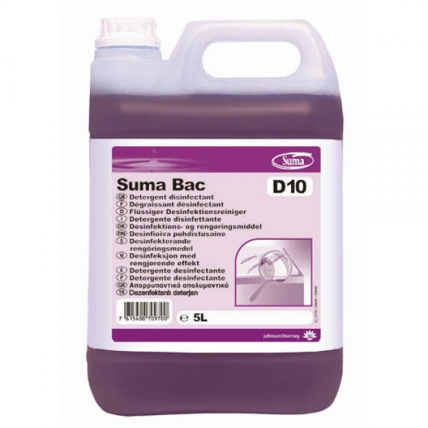 Suma Bac D10 Folyékony tisztító-, fertőtlenítőszer 2*5 liter